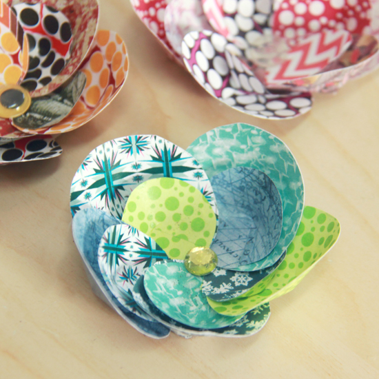 How to make scrap paper flowers Colorful paper flowers diy