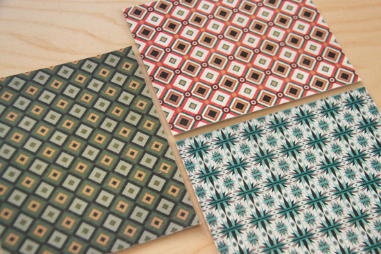 vintage floor pattern designs printed on leather